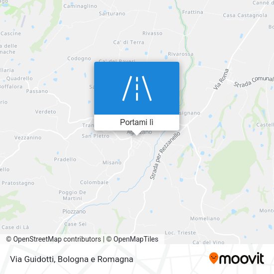 Mappa Via Guidotti