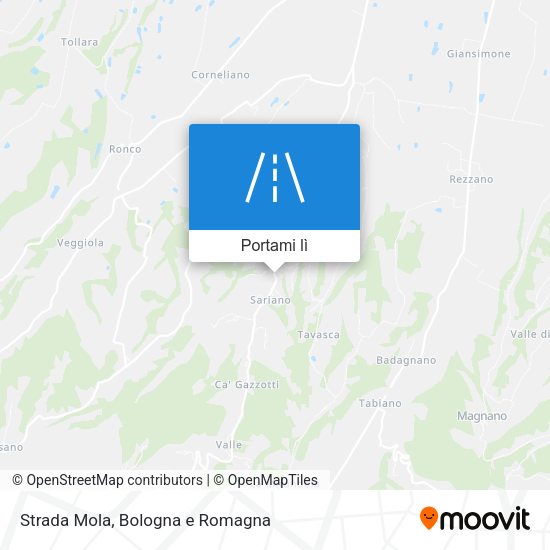 Mappa Strada Mola