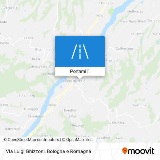 Mappa Via Luigi Ghizzoni
