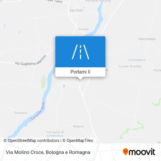 Mappa Via Molino Croce