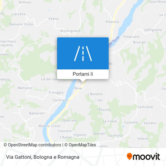 Mappa Via Gattoni
