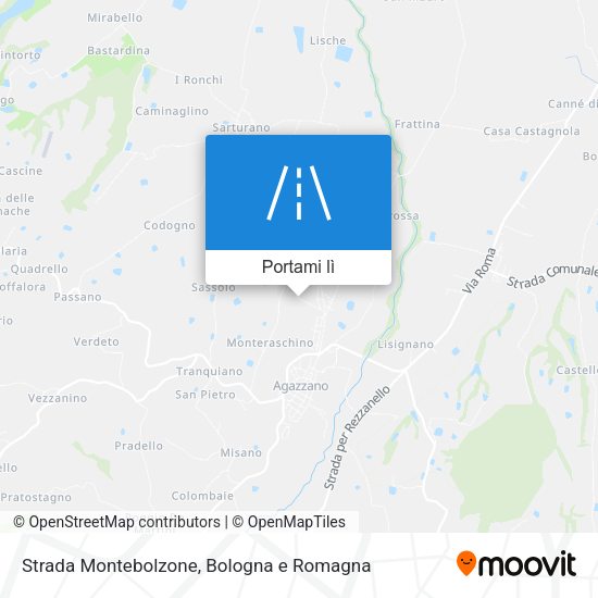 Mappa Strada Montebolzone