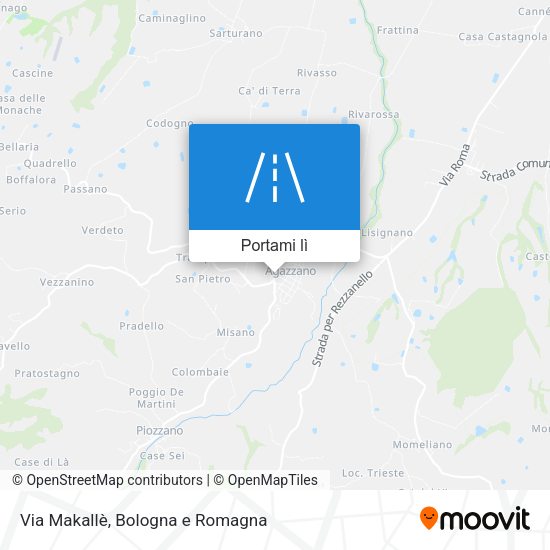 Mappa Via Makallè