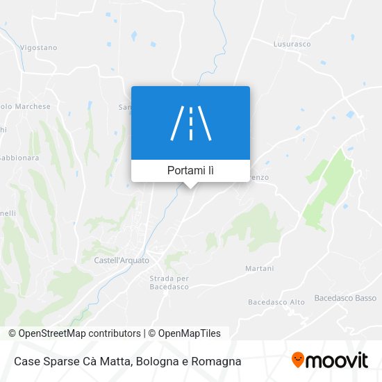 Mappa Case Sparse Cà Matta