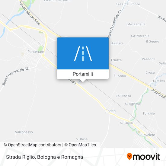 Mappa Strada Riglio
