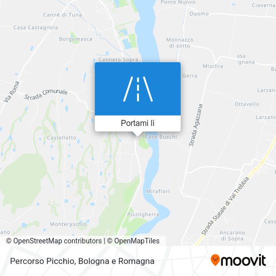 Mappa Percorso Picchio