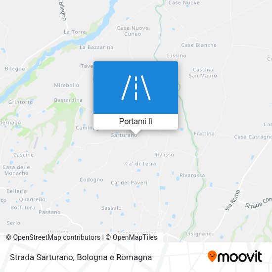 Mappa Strada Sarturano