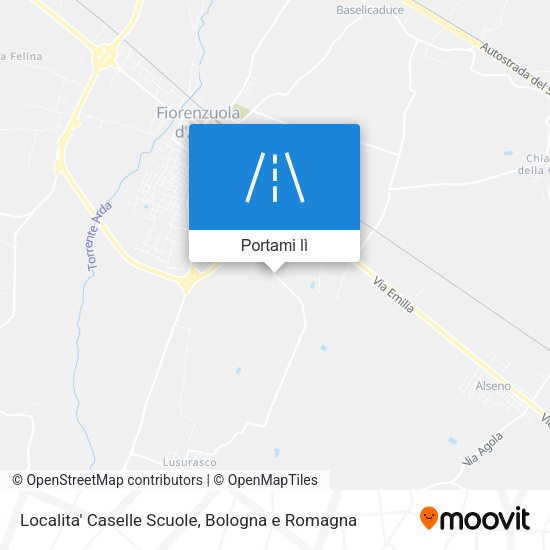 Mappa Localita' Caselle Scuole