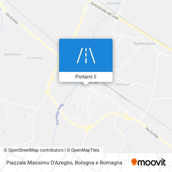 Mappa Piazzale Massimo D'Azeglio