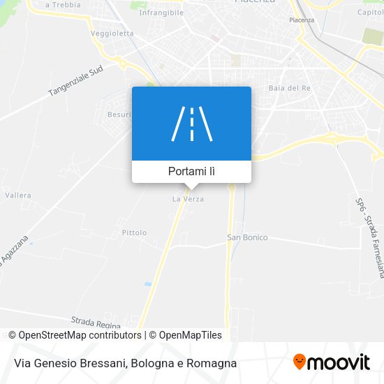 Mappa Via Genesio Bressani