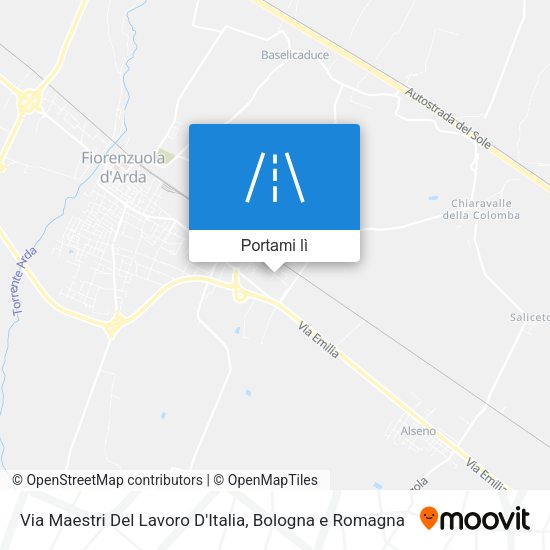 Mappa Via Maestri Del Lavoro D'Italia