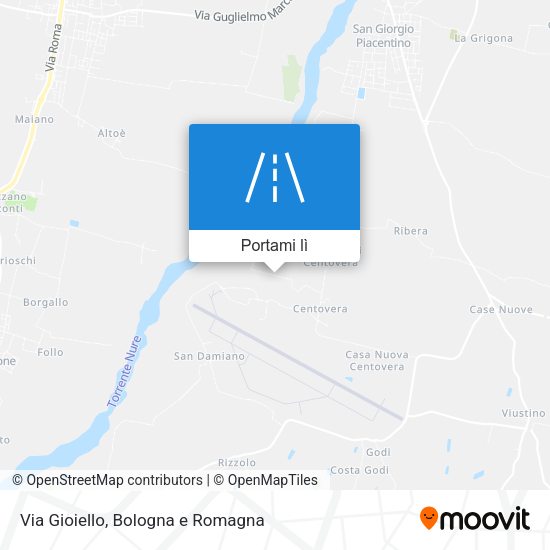 Mappa Via Gioiello