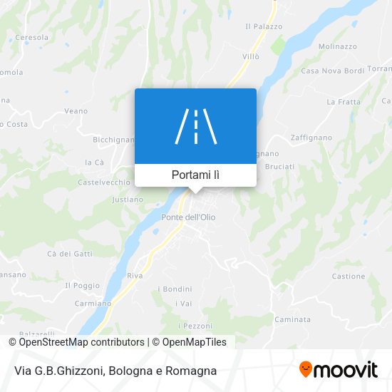 Mappa Via G.B.Ghizzoni