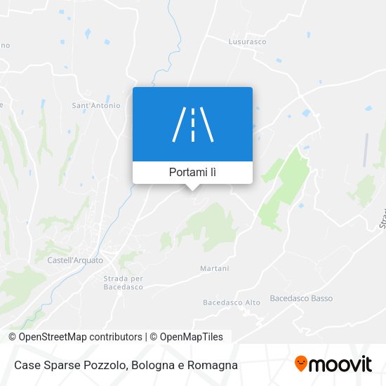 Mappa Case Sparse Pozzolo