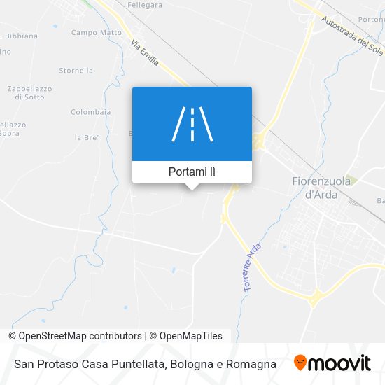 Mappa San Protaso Casa Puntellata