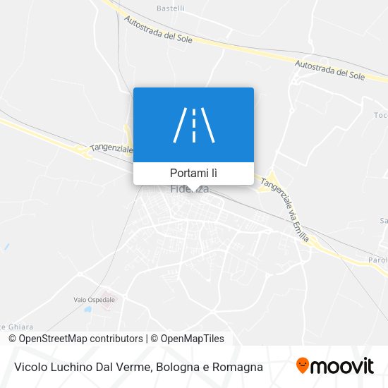 Mappa Vicolo Luchino Dal Verme