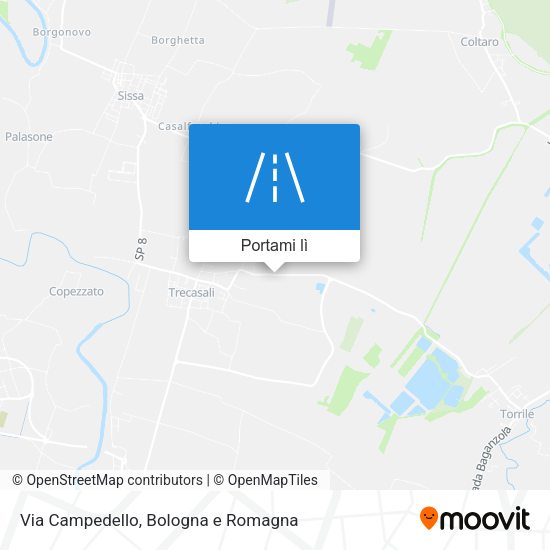 Mappa Via Campedello