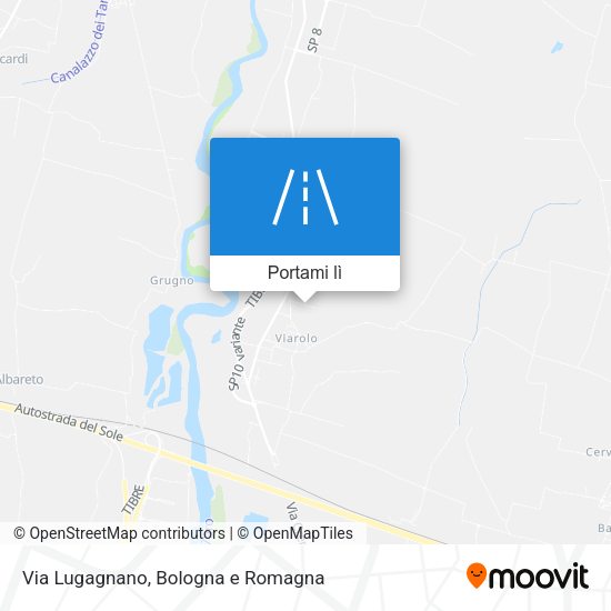 Mappa Via Lugagnano
