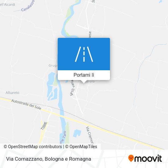 Mappa Via Cornazzano