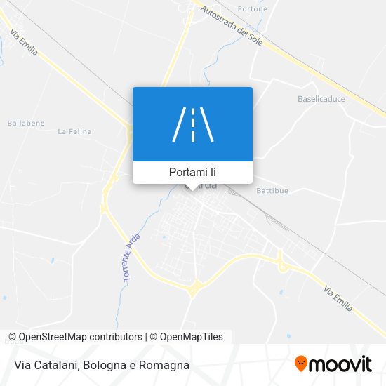 Mappa Via Catalani