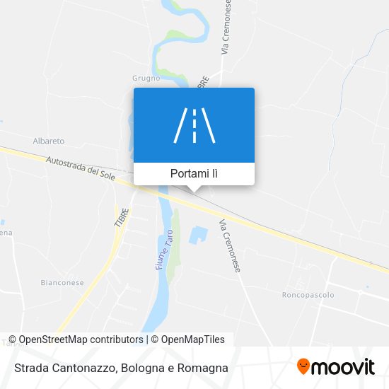 Mappa Strada Cantonazzo