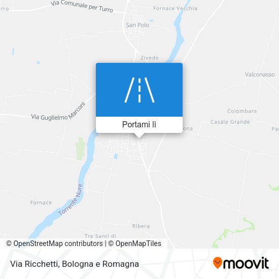 Mappa Via Ricchetti