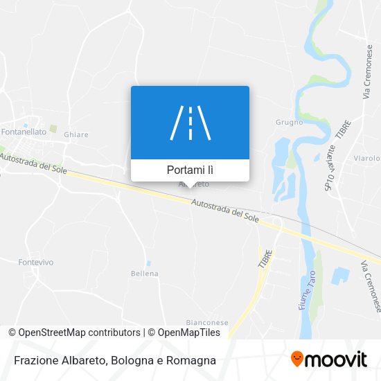 Mappa Frazione Albareto