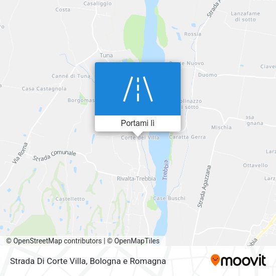 Mappa Strada Di Corte Villa