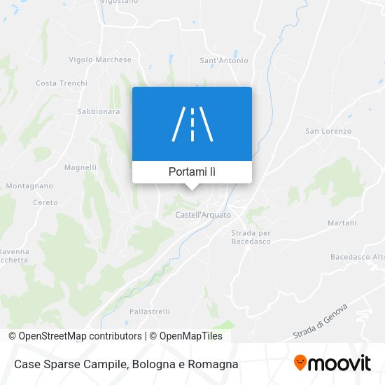 Mappa Case Sparse Campile
