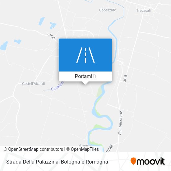 Mappa Strada Della Palazzina