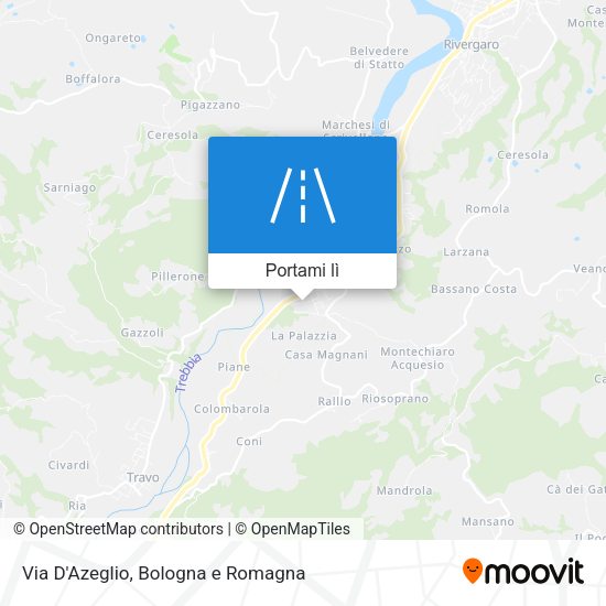Mappa Via D'Azeglio