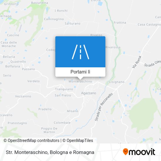 Mappa Str. Monteraschino