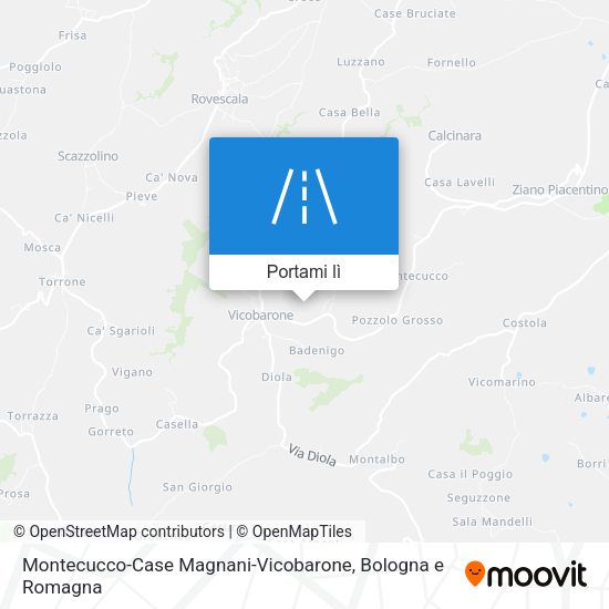 Mappa Montecucco-Case Magnani-Vicobarone
