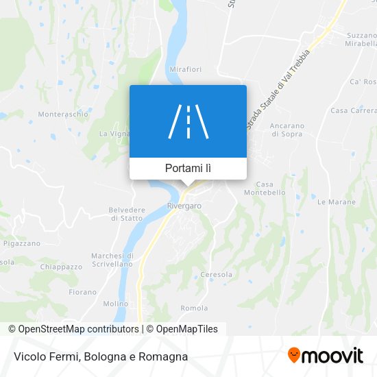 Mappa Vicolo Fermi