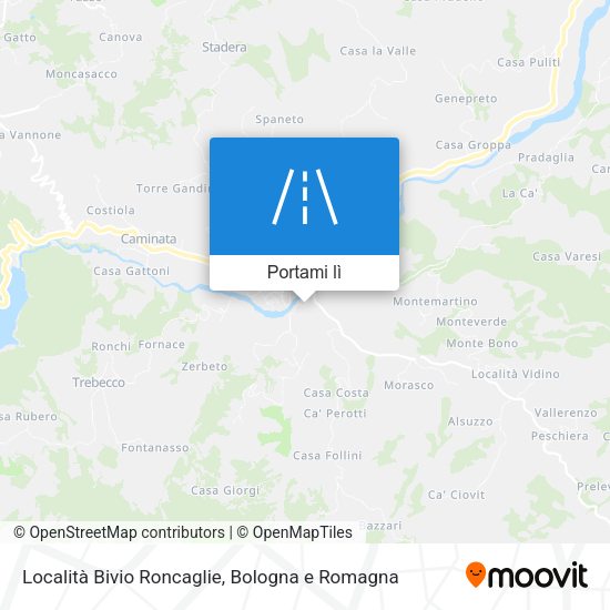 Mappa Località Bivio Roncaglie