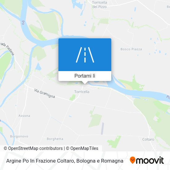 Mappa Argine Po In Frazione Coltaro