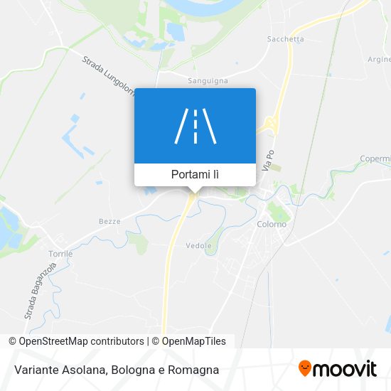 Mappa Variante Asolana