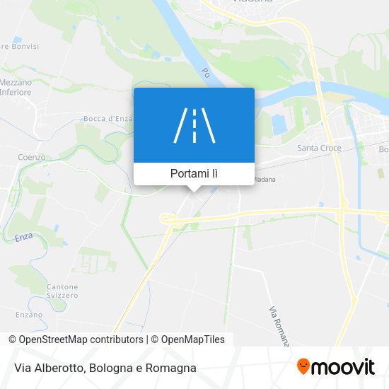 Mappa Via Alberotto