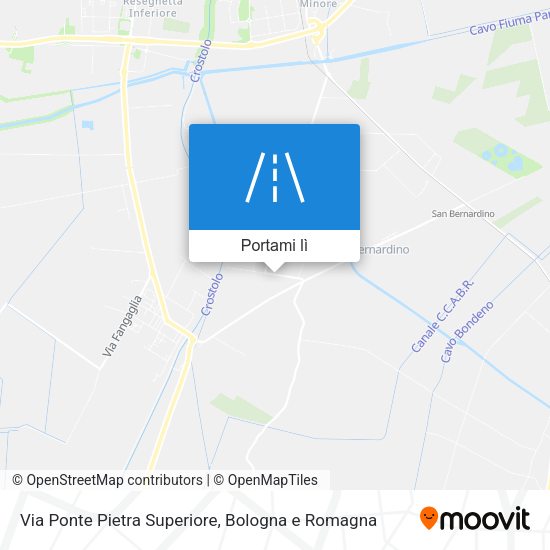 Mappa Via Ponte Pietra Superiore