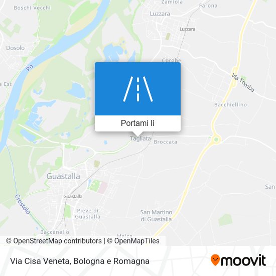 Mappa Via Cisa Veneta