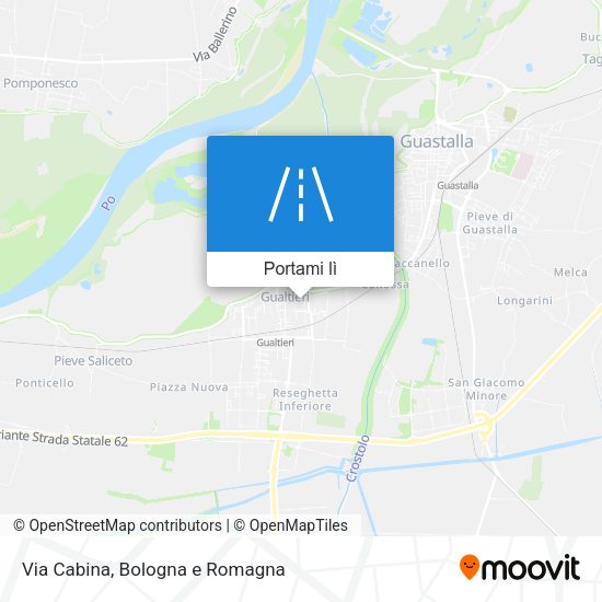Mappa Via Cabina