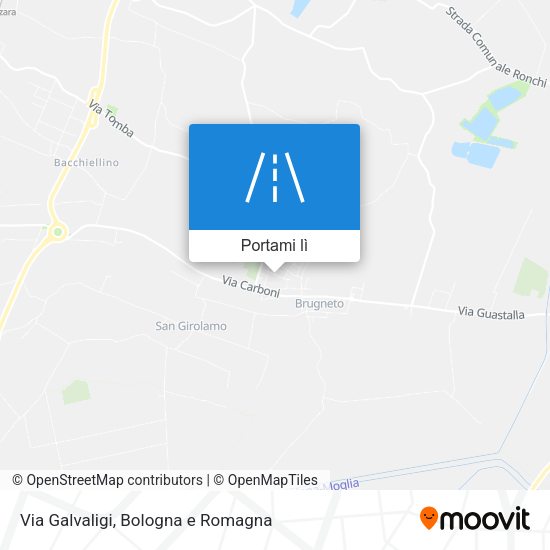 Mappa Via Galvaligi