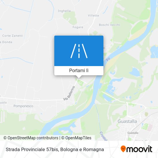 Mappa Strada Provinciale 57bis