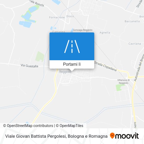 Mappa Viale Giovan Battista Pergolesi