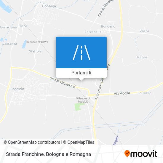 Mappa Strada Franchine