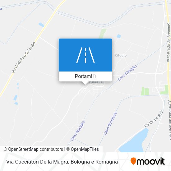 Mappa Via Cacciatori Della Magra