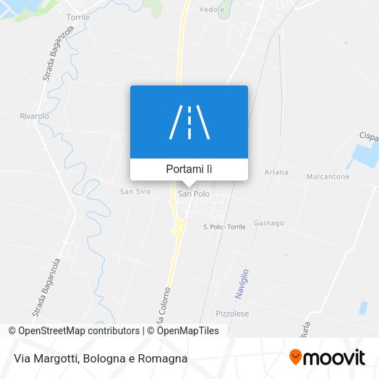 Mappa Via Margotti