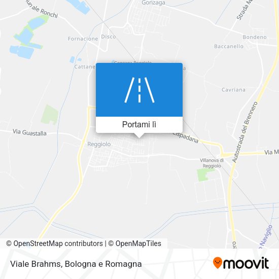 Mappa Viale Brahms