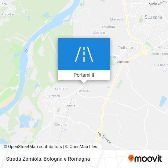 Mappa Strada Zamiola