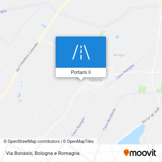 Mappa Via Bonasio